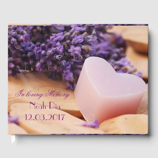 In Loving Memoryゲストブック:葬式ゲストブック ゲストブック (正面)