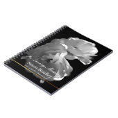 In Loving Memoryバラ葬式ゲストブック1 ノートブック (左側)