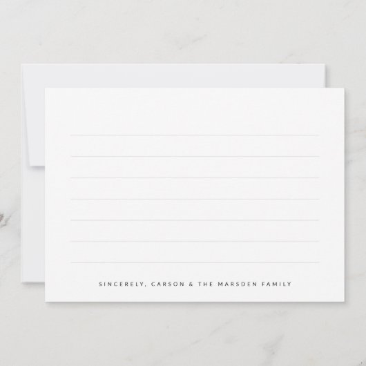 In Loving Memoryフォトコラージュ悔やみや弔慰ありがとう サンキューカード (裏面)