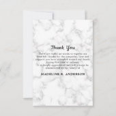 In Loving Memoryフォトコラージュ葬儀悔やみや弔慰 サンキューカード (裏面)