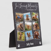 In Loving MemoryフォトコラージュPet Memorial フォトプラーク (側面)