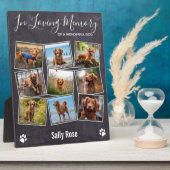 In Loving MemoryフォトコラージュPet Memorial フォトプラーク (側面)