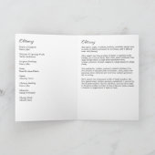 In Loving Memoryフォトシンプルー葬儀サービス プログラム (内部)