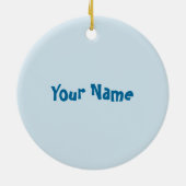 In Loving Memoryメモリアルオーナメント セラミックオーナメント (裏面)