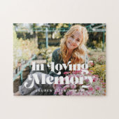 In Loving Memoryヴィンテージレトロ記念写真 ジグソーパズル (横)