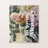 In Loving Memoryヴィンテージレトロ記念写真 ジグソーパズル (縦)