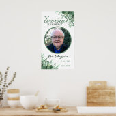 In Loving Memory写真の葬儀カード ポスター (キッチン)