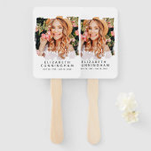 In Loving Memory写真カスタムメモリアル ハンドファン (正面&裏面)