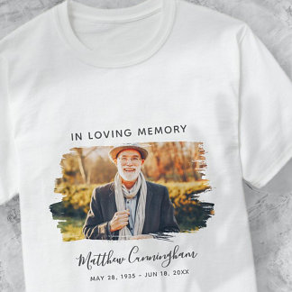 In Loving Memory写真カスタムメモリアル Tシャツ