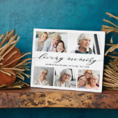 In Loving Memory写真コラージュ記念記念Keepsake P フォトプラーク (側面)