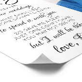 In Loving Memory写真天国結婚の記念碑 ポスター (角)