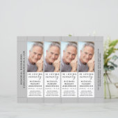 In Loving Memory写真葬儀ブックマークテンプレート (スタンド正面)