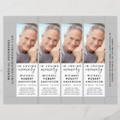 In Loving Memory写真葬儀ブックマークテンプレート (正面)