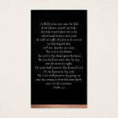 In Loving Memory写真葬儀祈りの言葉カード (裏面)