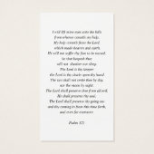 In Loving Memory写真葬儀祈りの言葉カード (裏面)