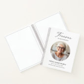 In Loving Memory写真葬儀記念ゲストブック ノートブック (内部)