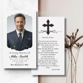 In Loving Memory写真葬儀記念祈りの言葉 名刺