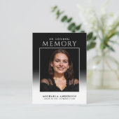 In Loving Memory写真葬儀/メモリアル・サンキュー ポストカード (スタンド正面)