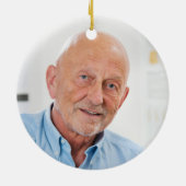 In Loving Memory写真記念キープサケ セラミックオーナメント (裏面)