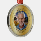 In Loving Memory写真記念キープサケ メタルオーナメント (右)