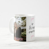 In Loving Memory写真記念記念カスタム酒 コーヒーマグカップ (正面左)