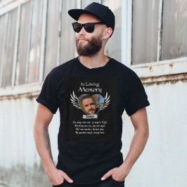 In Loving Memory写真追悼エンジェル Tシャツ