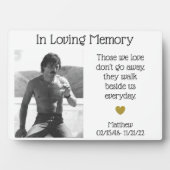 In Loving Memory写真追悼メモリアル フォトプラーク (正面)