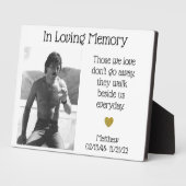 In Loving Memory写真追悼メモリアル フォトプラーク (側面)