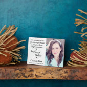 In Loving Memory家族の写真記念 フォトプラーク (側面)