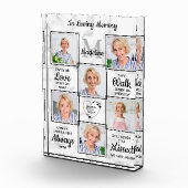 In Loving Memory悔やみや弔慰記念碑 フォトブロック (右)