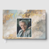 In Loving Memory抽象芸術写真葬儀記念 ゲストブック (正面)