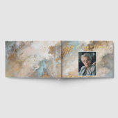 In Loving Memory抽象芸術写真葬儀記念 ゲストブック (全面)