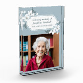 In Loving Memory美しいフローラメモリアル フォトブロック (左)