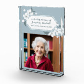In Loving Memory美しいフローラメモリアル フォトブロック (右)