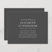 In Loving Memory記念モダン引用文 (正面/裏面)