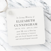 In Loving Memory記念モダン引用文 キーホルダー