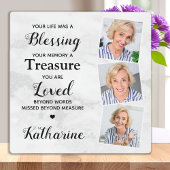 In Loving Memory記念悔やみや弔慰3写真 フォトプラーク