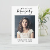 In Loving Memory記念撮影の順番 プログラム (スタンド正面)