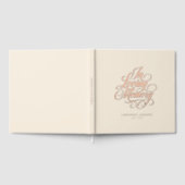 「In Loving Memory」スクリプトフォント記念の葬儀 ゲストブック (全面)