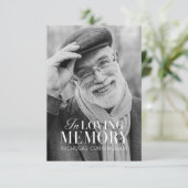 In Loving Memory モダン Photoエレガント Memorial (スタンド正面)