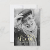 In Loving Memory モダン Photoエレガント Memorial (正面)