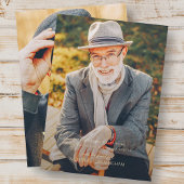 In Loving Memory モダン Photoエレガント Memorial サンキューカード