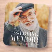 In Loving Memory モダン Photoエレガント Memorial スクエアシール