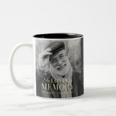 In Loving Memory モダン Photoエレガント Memorial ツートーンマグカップ (左)