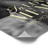 In Loving Memory モダン Photoエレガント Memorial ポスター (角)