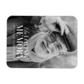 In Loving Memory モダン Photoエレガント Memorial マグネット (横)