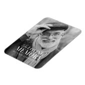 In Loving Memory モダン Photoエレガント Memorial マグネット (左側)