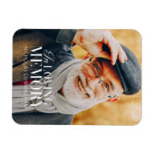 In Loving Memory モダン Photoエレガント Memorial マグネット (横)