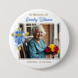 In Loving Memory | 思い出の写真メモリアル 缶バッジ