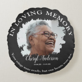 In Loving Memory | 思い出の写真入りメモリアルピロー ラウンドクッション